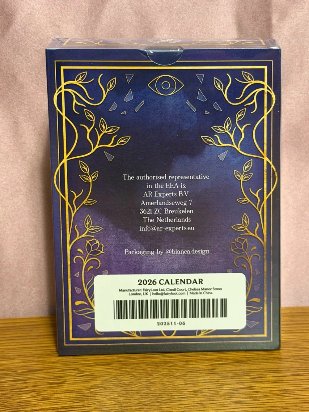 Fairyloot The Worlds of Tahereh Mafi 2026 Calendar NIB